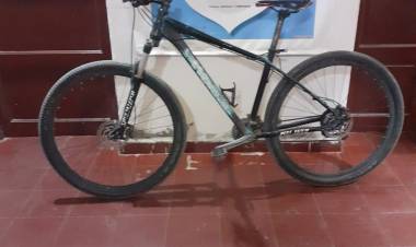 Chepes: La Policía recuperó una bicicleta que había sido robada