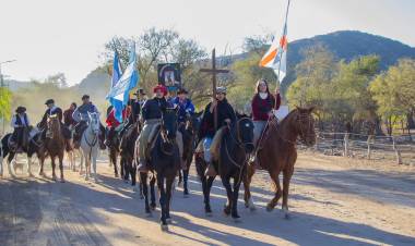 Villa casana: se celebró junto a vecinos las fiestas patronales en honor a nuestra Señora del Carmen
