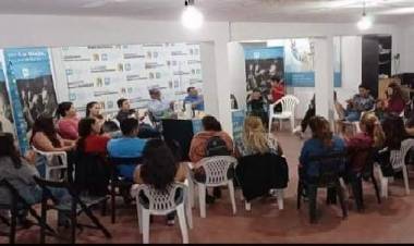 Chepes: Jóvenes militantes peronistas locales realizaron un Homenaje a Evita