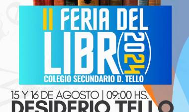 2º Edición de la Feria Escolar del Libro en el colegio secundario Desiderio Tello