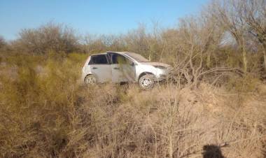 Conductora resultó con traumatismos tras un derrape por Ruta 38