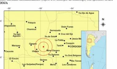 Se registro un fuerte sismo de 5.6 cerca de Ulapes