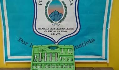 Recuperación de elementos por parte de la Brigada de Investigaciones Chamical