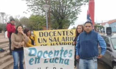 Chepes: comenzó su recorrido provincial el docente cesado de Ulapes