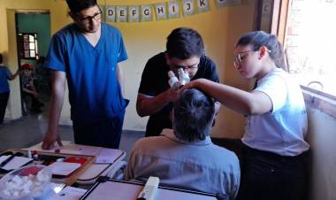 Villa Casana: Abordaje de FUNDANOA con atencion a mas 80 personas