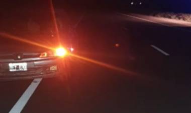 Ulapes: familia protagonizó accidente por animal suelto