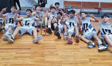 Chepes en lo mas alto del Basquet Provincial: Equipo U-15 masculino se consagro campeon en Chamical