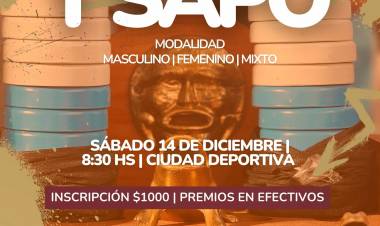 Chepes: Torneo de Tejo y Sapo en la Ciudad Deportiva