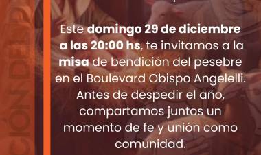 La Navidad Sigue Viva: Misa para la Bendición del Pesebre 