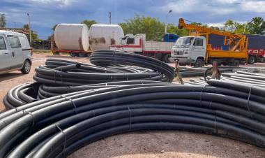 El Gobierno de La Rioja avanza en la construcción de una nueva obra para mejorar el servicio de agua en Ulapes