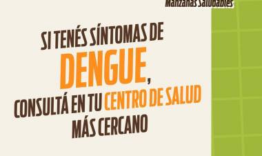 Piden a la población tener especial cuidado con los síntomas de dengue