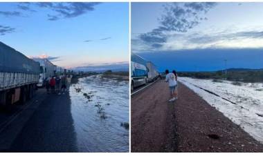 Límite con La Rioja: Decenas de sanjuaninos quedaron varados más de 9 horas en la ruta tras la tormenta