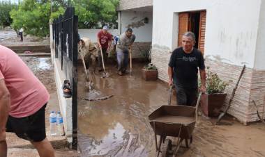 Chamical: siguen los trabajos de recuperación y asistencia tras el temporal