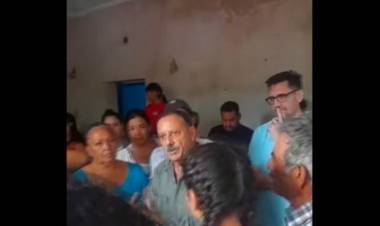 Catástrofe en Chamical: Vecinos increparon al gobernador Quintela