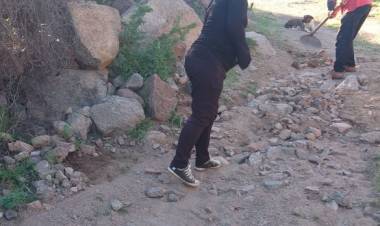 Interior Departamental: Continúan los trabajos de mantenimiento y reacondicionamiento de caminos vecinales