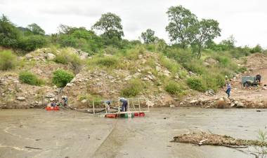 Chamical: El gobierno provincial busca incrementar el caudal de agua en el dique La Aguadita