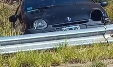 Dos personas resultaron heridas tras un siniestro vial en Ruta 75