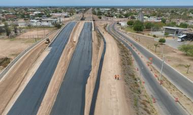 En cuatro semanas estaría terminada la obra de la rotonda del Chacho