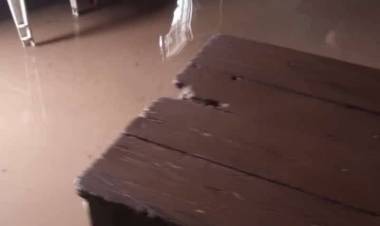 Intensa lluvia en Chamical: Uno de los parajes más afectados es Pozo Redondo