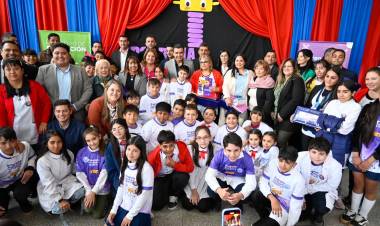 Chamical fue sede del lanzamiento del programa Robótica y Arte 2025