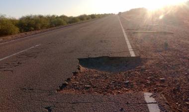 Se pide que reparen la Ruta Nacional Nº 141 que une Chepes con San Juan