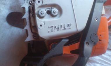 Chepes: le robaron una motosierra y se la devolvieron incompleta durante la madrugada