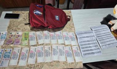 Chepes: recuperan mochila con dinero robada de un camión repartidor