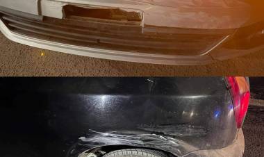 Chepes: Choque entre dos vehiculos en barrio centro