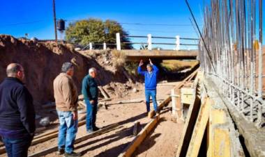 Chamical: Avanza obra hídrica que evitará inundaciones en zonas urbanas
