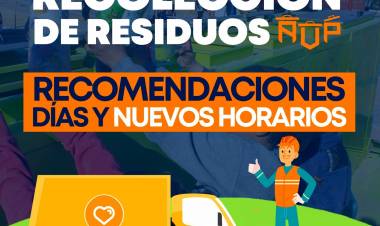 Chepes: cambio de rutina diaria del camión recolector de basura - nuevos días y horarios