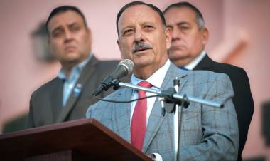 Quintela presidió los actos por el 9 de julio en Chuquis