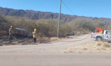 Incendio sofocado cerca de Noqueve
