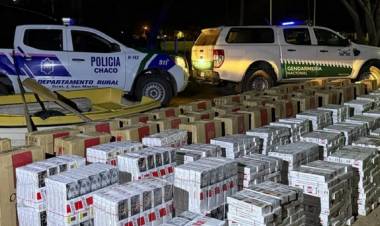 Secuestran cerca de 67 mil atados de cigarrillos de contrabando en Chaco y Misiones
