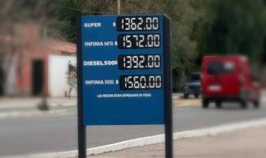 Chepes: bajo el precio del combustible en las estaciones de servicio