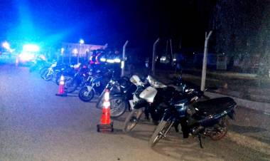 Chepes: retienen motos durante el fin de semana en operativos de tránsito