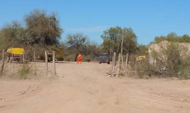 Desiderio Tello: robaron baterías de maquinaria vial en obra de la Ruta Nacional 20