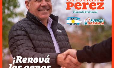Cristian Pérez pide a la oposición: “La campaña debe centrarse en propuestas y no en confrontaciones”