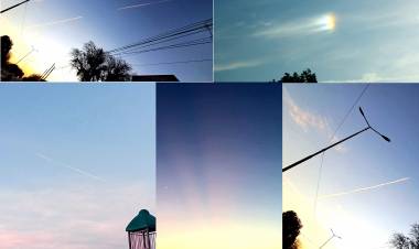 ¿Qué está ocurriendo en el cielo de Chepes? Misteriosas luces y manchas generan inquietud en la población