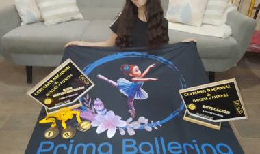 Nuevamente la Academia PRIMA BALLERINA en lo más alto de los podios en San Juan 