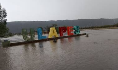 Ulapes sufrió un fuerte temporal y el municipio trabaja para asistir a las familias afectadas