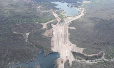 Chamical: la obra del dique Trasvase en su etapa final