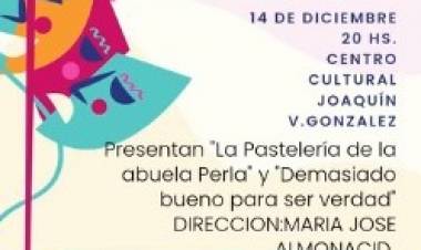 Teatro en Pantufla presentará dos comedias este domingo en el Centro Cultural