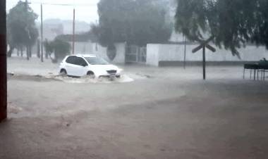 Intensas lluvias en el Departamento Rosario Vera Peñaloza: varios parajes superaron los 150 milímetros