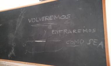 Milagro: vandalismo en escuela secundaria