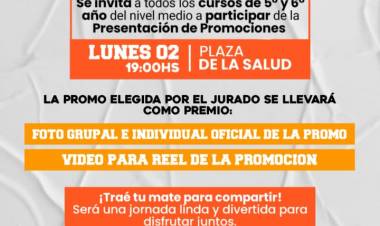 Presentación de Promos 2026: un arranque lleno de alegría y recuerdos en el UPD