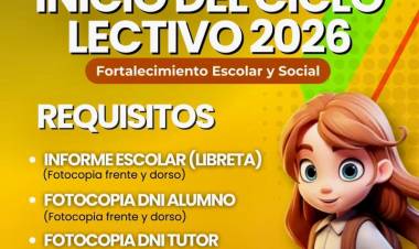 Ciclo Lectivo 2026: Abren las inscripciones gratuitas para el programa de Fortalecimiento Escolar y Social (FES)