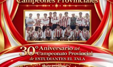 Estudiantes El Tala celebra 30 años de gloria con una gran "Peña Homenaje a los Campeones"