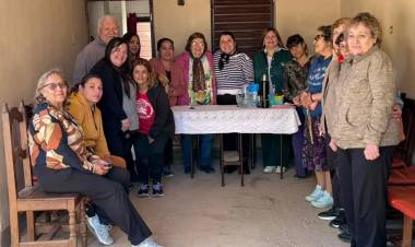 Chepes: Reunión con vecinos del Barrio Sector 4
