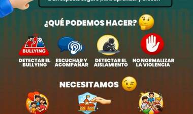 El Municipio impulsa una campaña de prevención contra el bullying y la violencia escolar