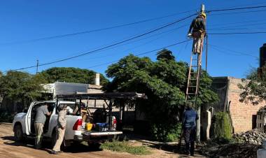 Mejoran el alumbrado público en el barrio El Talita